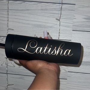 Handmade custom tumblr with name, message me to order your custom mug tumblr